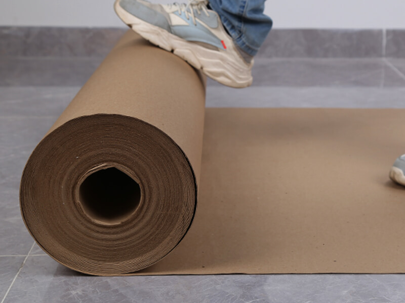 Recyclable Floor Protection Paper Board Roll - JIEWEN Shield